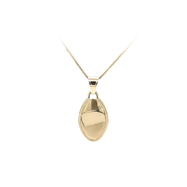 Gold Pendant Plate for Engraving
