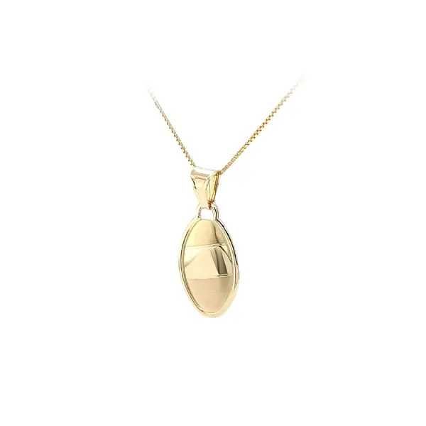 Gold Pendant Plate for Engraving