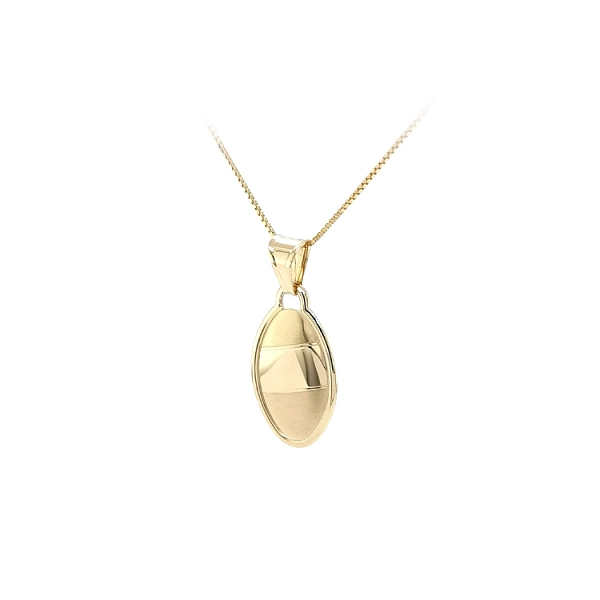 Gold Pendant Plate for Engraving