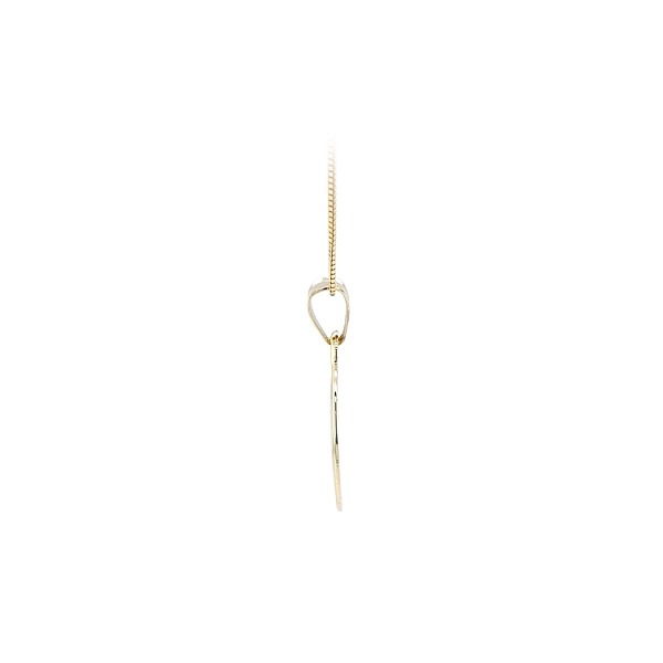 Gold Pendant Plate for Engraving