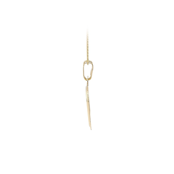 Gold Pendant Plate for Engraving