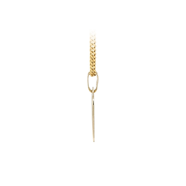 Gold Pendant Plate for Engraving