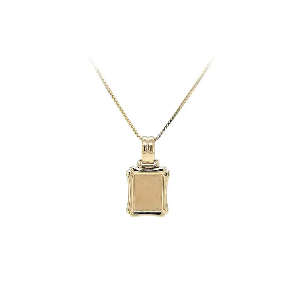 Gold Pendant Plate for Engraving