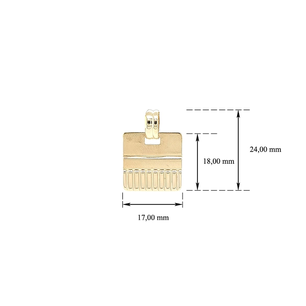 Gold Pendant Plate