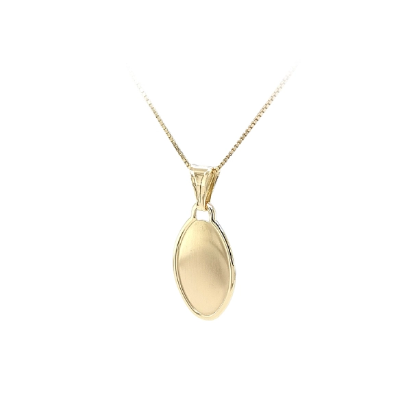 Gold Pendant Plate for Engraving