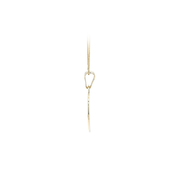 Gold Pendant Plate for Engraving