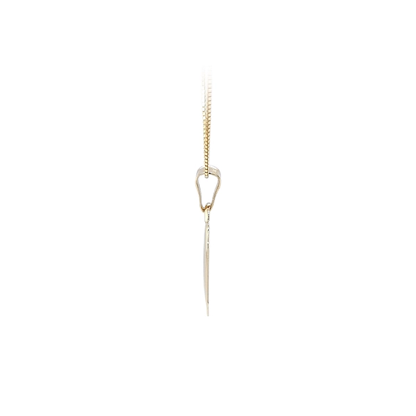 Gold Pendant Plate for Engraving