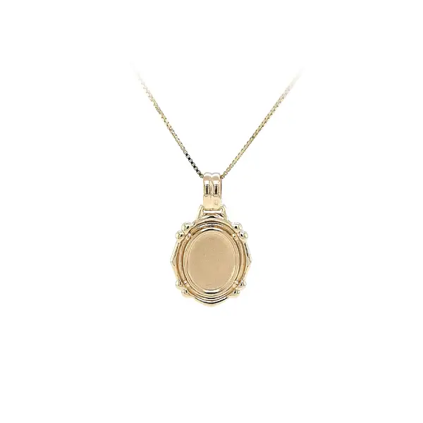 Gold Pendant Plate for Engraving