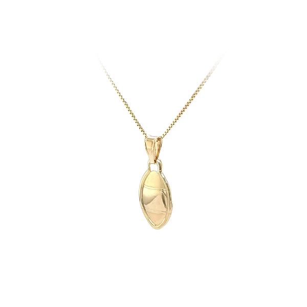 Gold Pendant Plate for Engraving
