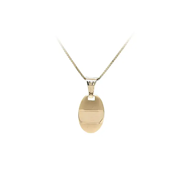 Gold Pendant Plate for Engraving