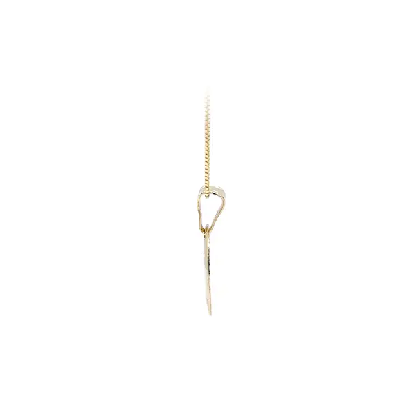 Gold Pendant Plate for Engraving