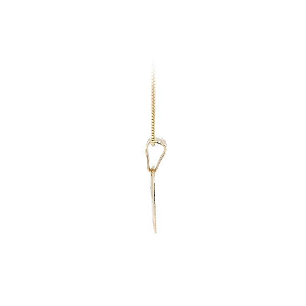 Gold Pendant Plate for Engraving