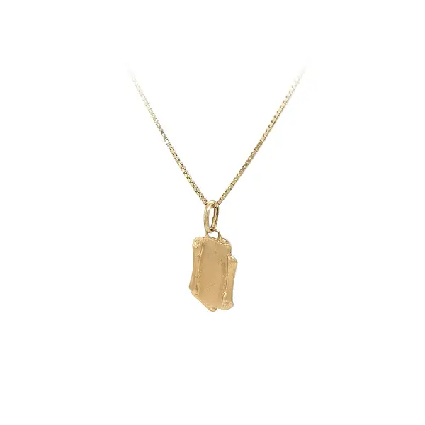 Gold Parchment Pendant for Engraving