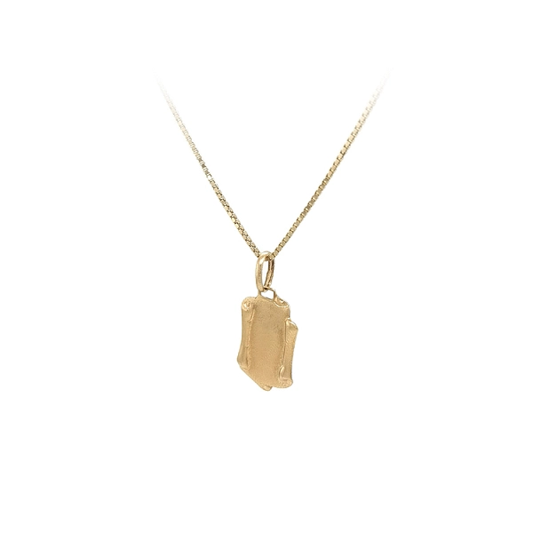 Gold Parchment Pendant for Engraving