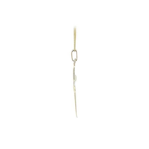 Pendant Cross of Combined Gold