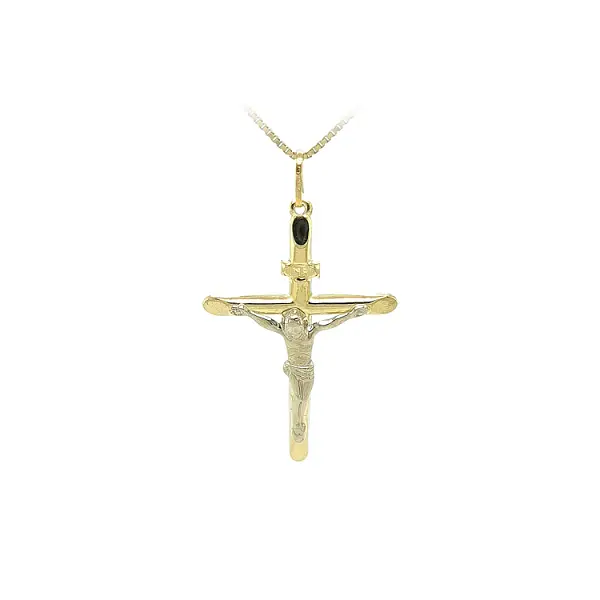 Pendant Cross with Jesus Christ
