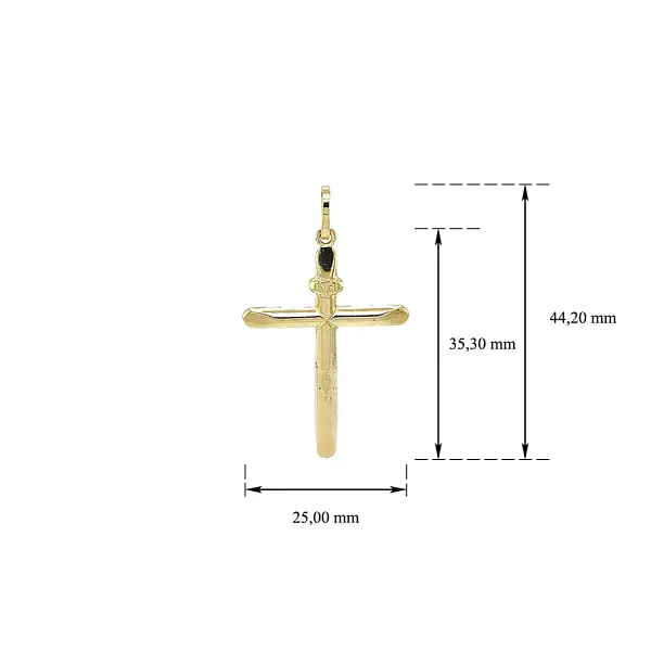 Gold Cross Pendant