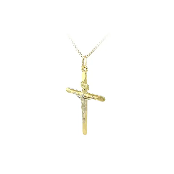 Pendant Cross with Jesus Christ