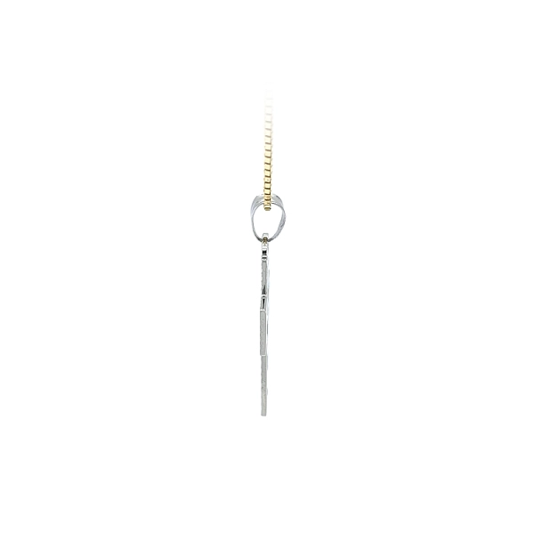 Pendant Cross of Combined Gold