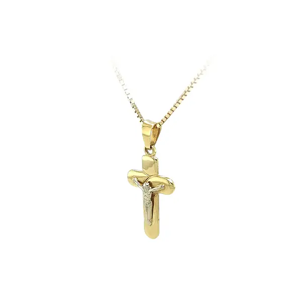 Pendant Cross with Jesus Christ