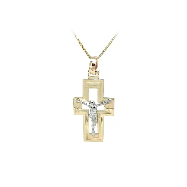Pendant Cross with Jesus Christ
