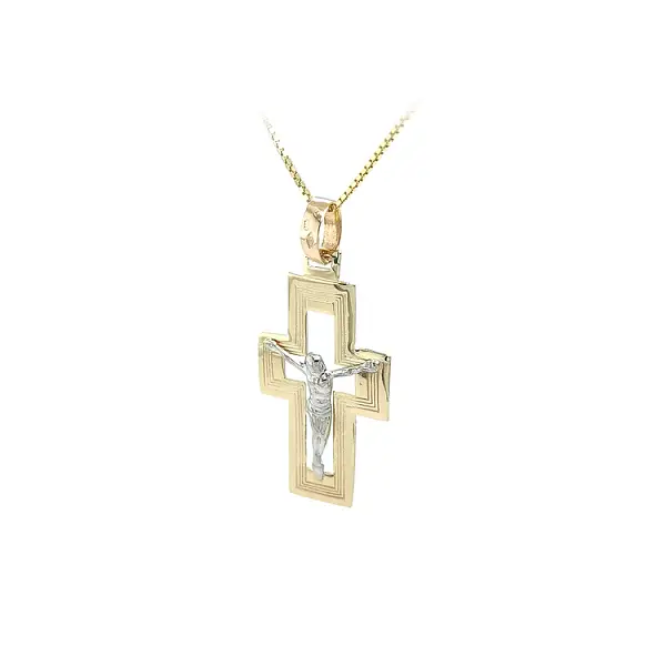 Pendant Cross with Jesus Christ