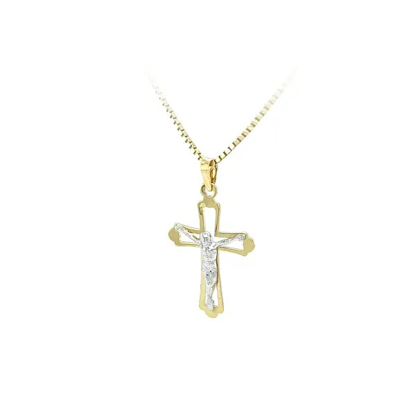 Pendant Cross with Jesus Christ