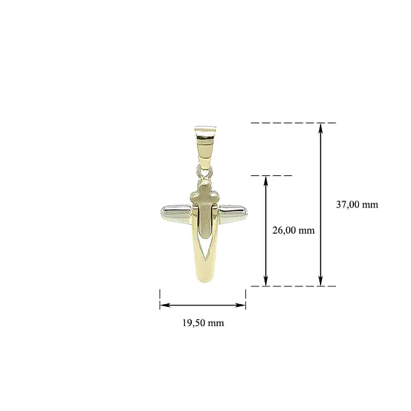 Gold Cross Pendant