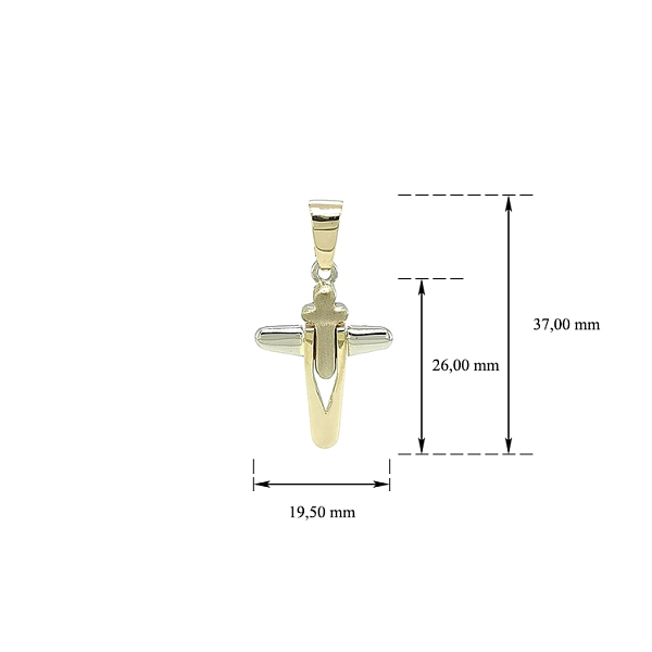 Gold Cross Pendant