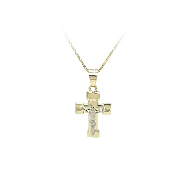 Pendant Cross with Jesus Christ