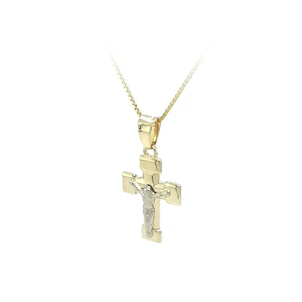 Pendant Cross with Jesus Christ
