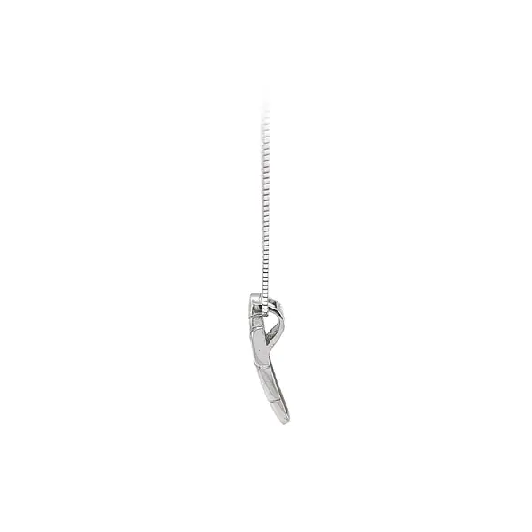 Pendant with White Gold Zircons