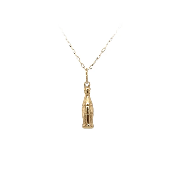 Gold Pendant Coca Cola