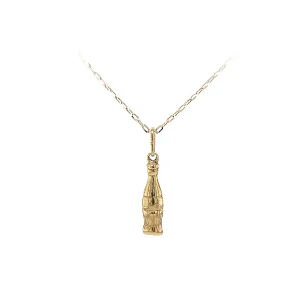 Gold Pendant Coca Cola