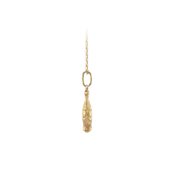 Gold Pendant Coca Cola