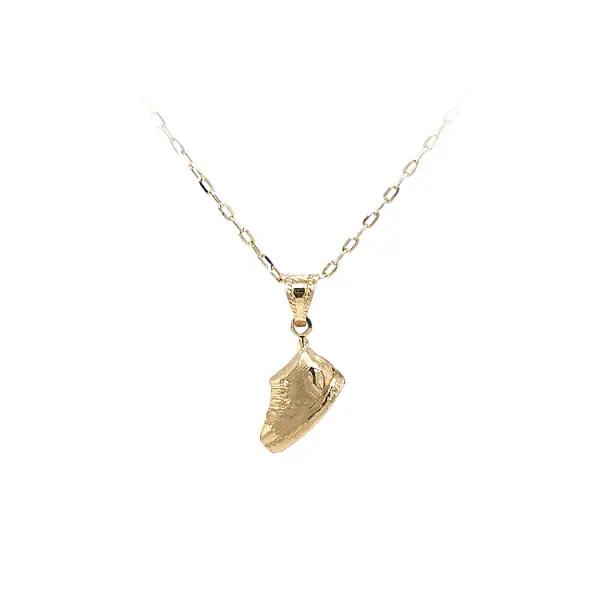 Gold Pendant Shoe - Sneaker