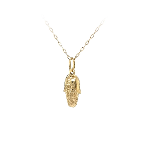 Golden Corn Ear Pendant