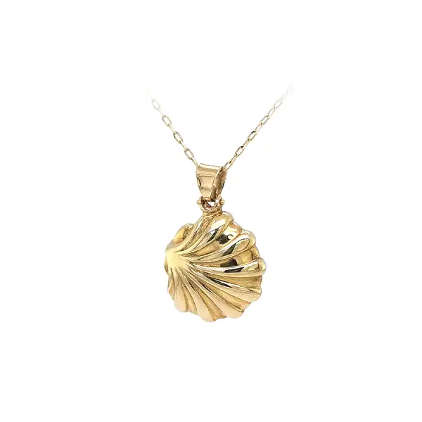 Gold Pendant Shell