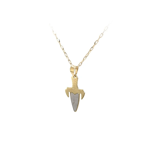 Pendant Dagger made of Combination Gold