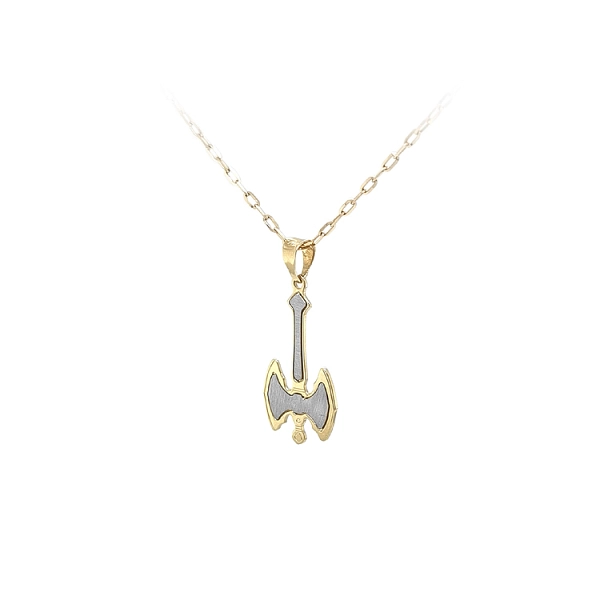 Gold Pendant Double-edged Axe of War