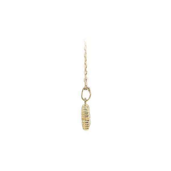 Gold Pendant Football with Ball