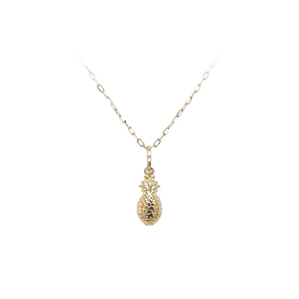 Gold Pendant Fruit Pineapple