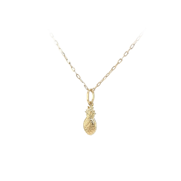 Gold Pendant Fruit Pineapple