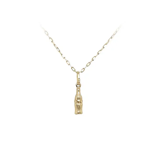 Gold Pendant Coca Cola