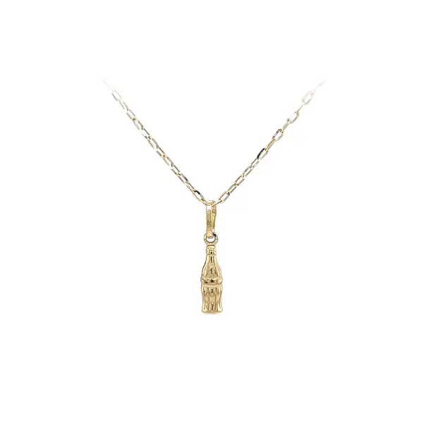 Gold Pendant Coca Cola