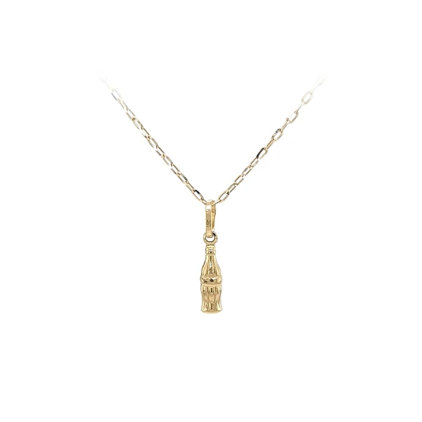 Gold Pendant Coca Cola