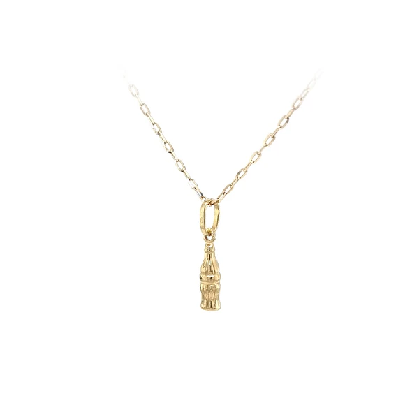 Gold Pendant Coca Cola