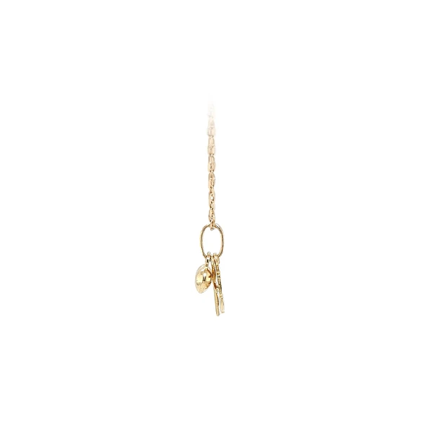Gold Pendant Heart, Anchor, Cross