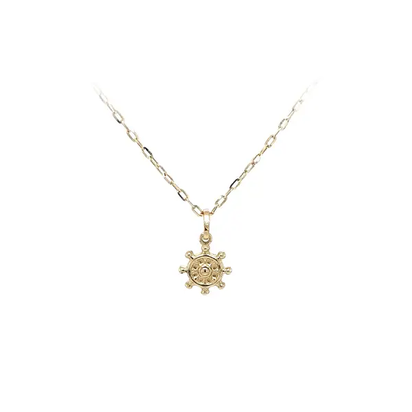 Gold Pendant Rudder