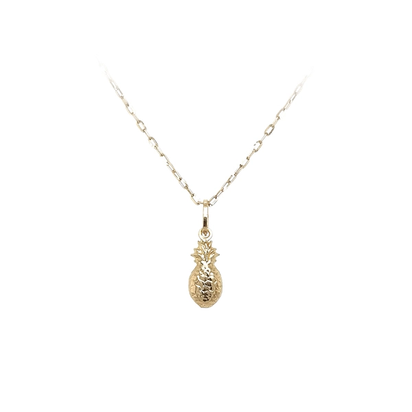 Gold Pendant Fruit Pineapple